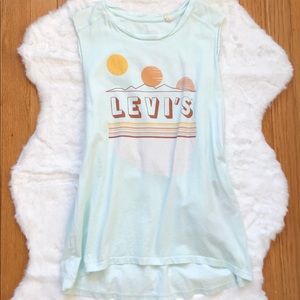 Levi’s Sky Blue Muscle Tank
